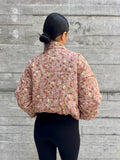 Cropped Flower Puffer